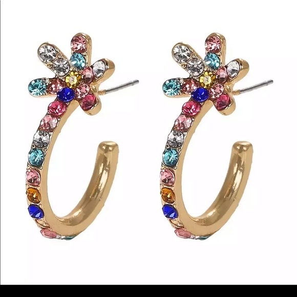 • Hannah • Bauble Bar Style Crystal Earrings - Picture 2 of 2